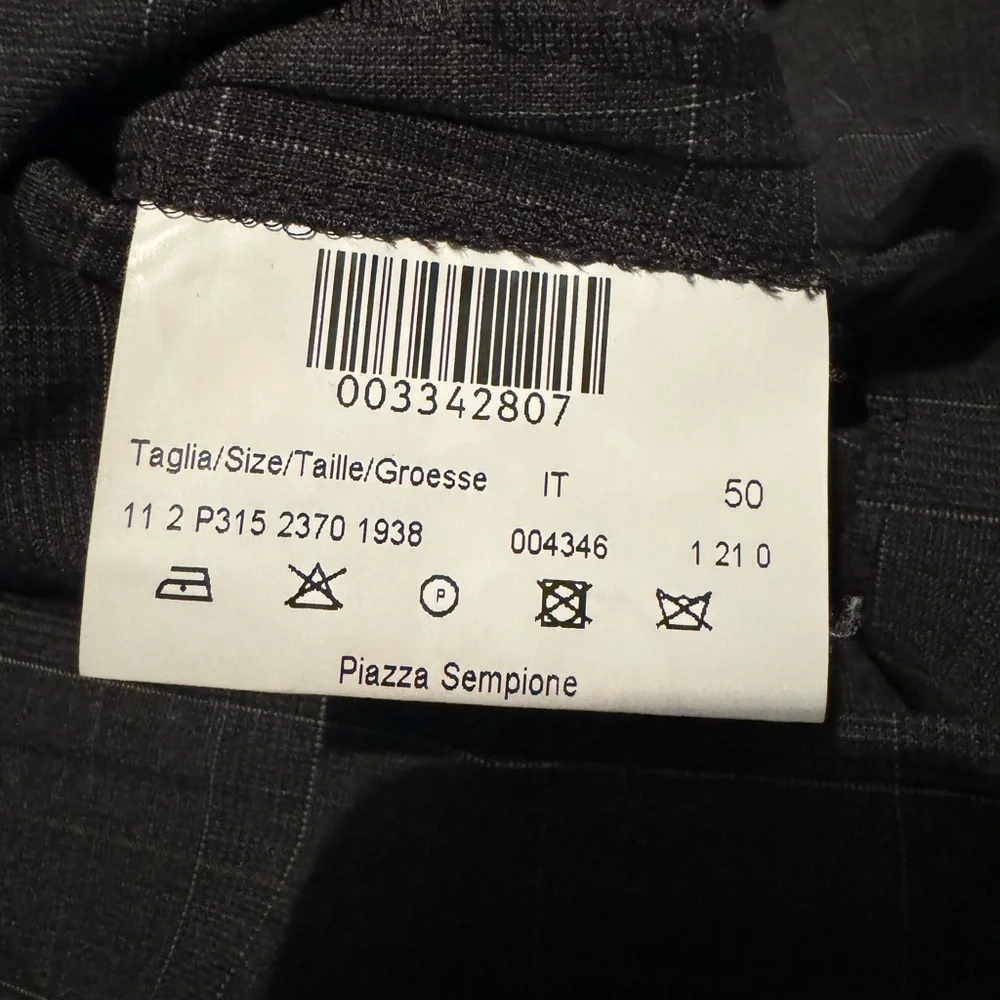 Piazza Sempione Audrey Dark Grey Pants - Picture 4 of 8